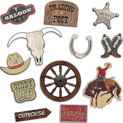 Image of (PKT) Western Value Cut Outs (12 pc)