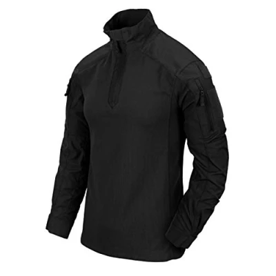 Image of Helikon Tex Men&#039;s MCDU Combat Shirt NyCo Ripstop Black Size S