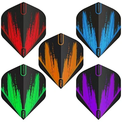 Image of RED DRAGON Hardcore Radical Splash Darts Flight Pack 5 Sets Per