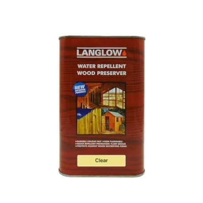 Image of Palace Langlow Wood Preserver Clear 1 lt (1101500), Litre