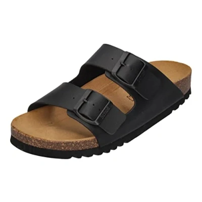 Image of Scholl Women&#039;s Josephine Sandal, Black, 5.5 UK