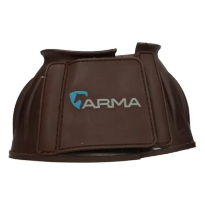 Image of Shires ARMA Touch &amp; Close Over Reach Boots Medium Brown