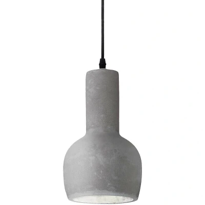 Image of Oil 1 Light Ceiling Pendant Cement Grey, E27