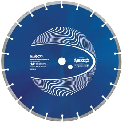 Image of MEXCO GPX10 14&quot; 350 x 25.4mm General Purpose Concrete Diamond Blade Disc