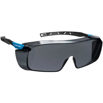 Image of Portwest Top OTG Safety Glasses Smoke