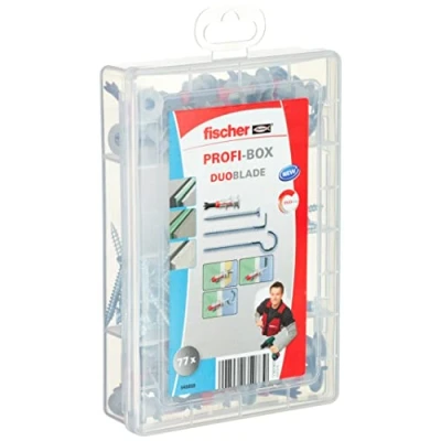 Image of fischer PROFIbox DUOBLADE + Screw Hook Set, 548859