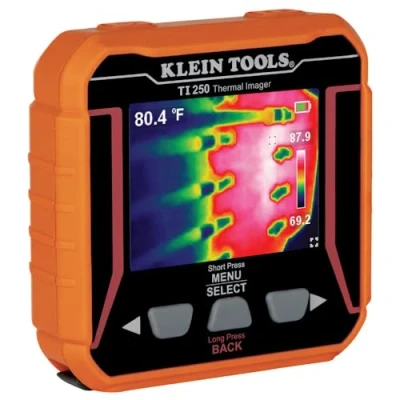 Image of Rechargeable Thermal Imager, Over 10,000 Pixels with Three Color Pallettes and High Low Temperature Points, Klein Tools TI250