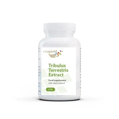 Image of Vita World Tribulus Terrestris 500mg 100 Capsules 90% Saponins Vegan Made in Germany