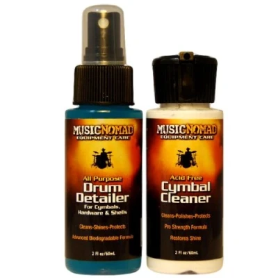 Image of MusicNomad Cymbal Cleaner and Drum Detailer Combo Pack (2 oz.) (MN117)