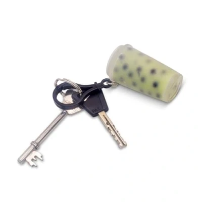 Image of Tobar 38744 SCRUNCHEMS Bubble Tea Keychain Stress Squsih Ball Toy, Assorted Designs and Colours, one Size