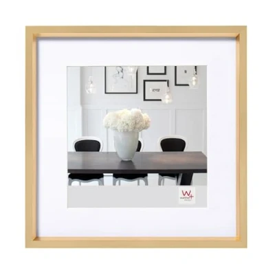 Image of walther Design Picture Frame Gold 20 x cm with PassepArtout, Steel Style Plastic ES220G