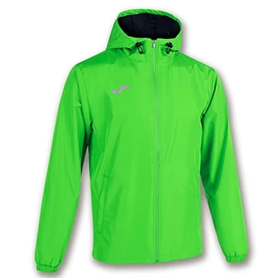 Image of Joma Men&#039;s Elite VIII Rain Jacket, Fluorescent Green, L