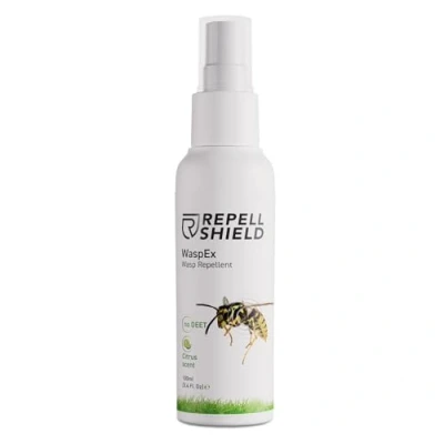 Image of RepellShield Wasp Repellent Spray Insect Spray: Deterrent Outdoor &amp; Indoor. Ideal Fly Indoor Organic Bee Alternative To Killer 100ml