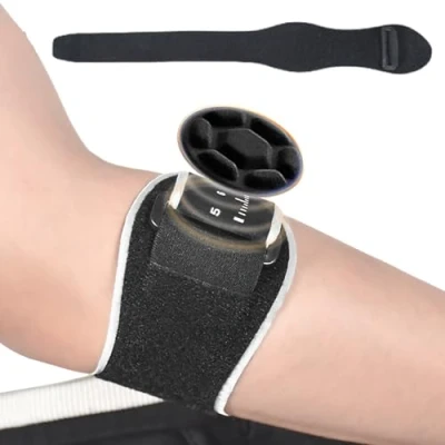 Image of Hocklliy Tennis Elbow Support Strap Brace Golfers for Men Women with Removable Compression Pad Adjustable Sports &amp; Daily Work