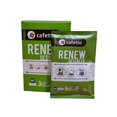 Image of Cafetto Renew Organic Descaler 4 x 25g Sachets Per Box
