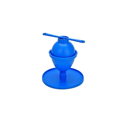 Image of Proops Egg/Oval Shaped Candle Mould with Base/Stand, UK Made (S7643). Free Postage