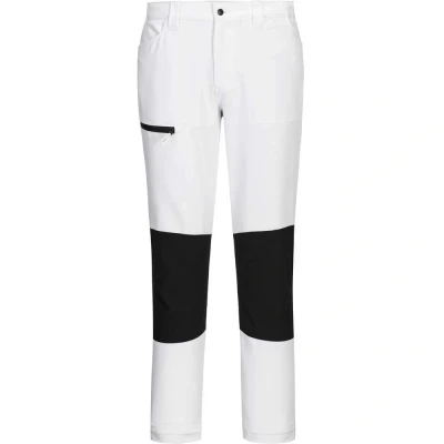 Image of Portwest WX2 Eco Active Stretch Work Trousers White 28