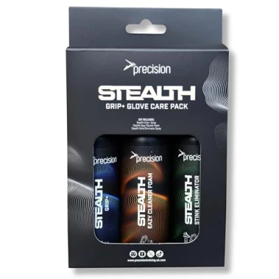 Image of Precision Training Unisex&#039;s Stealth Grip+ Glove Care Pack Shoe Product Set, Black, One Size