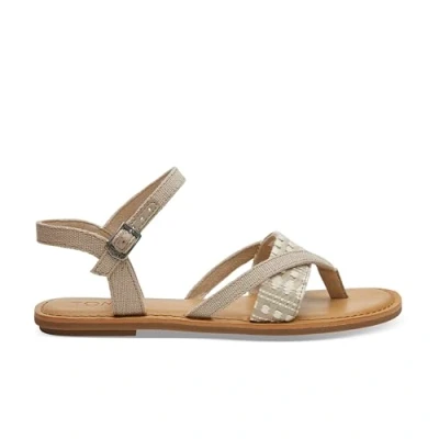 Image of TOMS Women&#039;s Lexie Flat Sandal, Tan, 7 UK