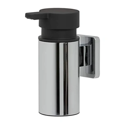 Image of Tiger Dock Soap Dispenser, Stainless Steel, Chrome, 4.9 x 11.9 9.4 cm