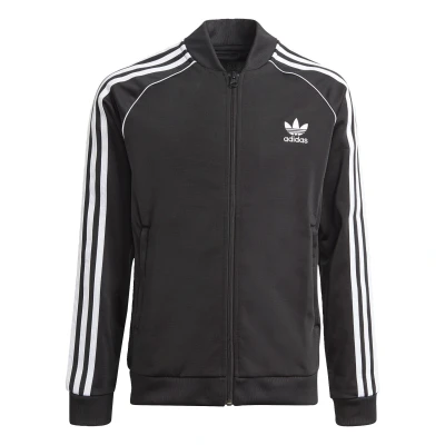 Image of adidas Originals Track Unisex Training jacket for kids, Size: 15 16y, Black/white