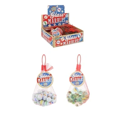 Image of Henbrandt Net of 50 Glass Marbles