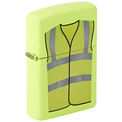 Image of Zippo 60004654 Lighters, Brass, Neon Yellow, Single