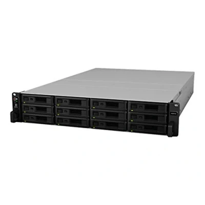 Image of Synology RackStation RS3618XS NAS server 12 bays rack mountable SATA 6Gb/s RAID 0, 1, 5, 6, 10, JBOD, F1 RAM 8 GB Gigabit Ethernet iSCSI 2U
