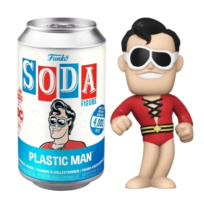 Image of Plastic Man Funko Vinyl Soda 7500 Pieces DC Chance Of Chase