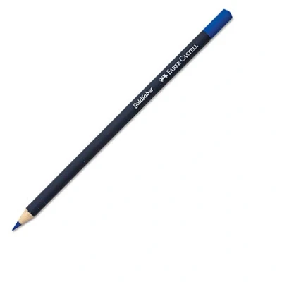 Image of Faber Castell Creative Studio Goldfaber Colour Pencil, (121), Ultramarine, Single For Art, Craft, Drawing, Sketching, Home, School, University, Colouring