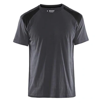 Image of BLÅKLÄDER T Shirt Two Tone Men 4XL Mid Grey/Black