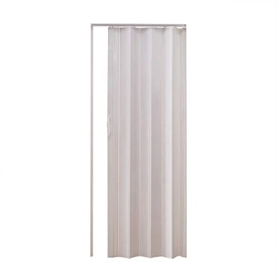 Image of Folding Door Magnetic Catch PVC Concertina Accordion Gloss 84x203cm 6mm Thick (White)
