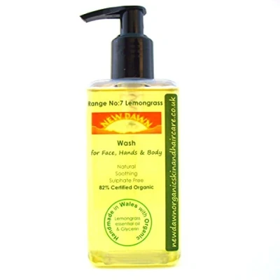 Image of Hand &amp; Body Wash, Shower Gel, Liquid Soap, Handmade. Vegan. Natural Skin Care (Lemongrass 250 ml)