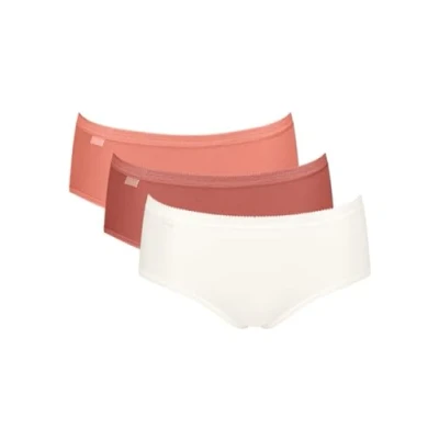 Image of Basic+ Midi 3 Pack Briefs Terracotta/Rust/White Orange 2XL 18