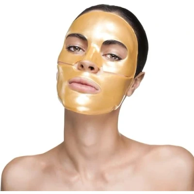 Image of 10 x New Infinitive Beauty Crystal 24K Gold Powder Gel Collagen Face Mask Masks Sheet Patch, Anti Ageing Aging, Skincare, Wrinkle, Moisturising, Moisture, Hydrating, Uplifting,