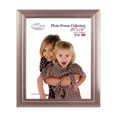 Image of Inov8 Framing Photo Frame 53 Pewter 20x16 1PK, Grey, 20 x 16 Inch
