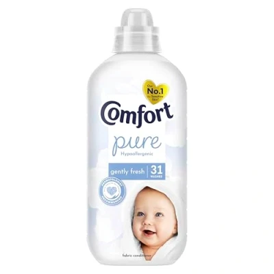 Image of Comfort Pure Fabric Conditioner Dermatologist Recommended and Hypoallergenic with a Gently Fresh Fragrance 31 washes (930 ml)
