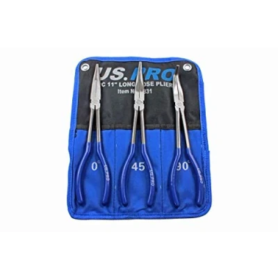 Image of US PRO 3pc 11&quot; Long Nose Pliers Set 1831