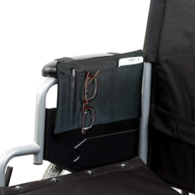 Image of LTG PRO® Wheelchair Armrest Bag Mobility Scooter aid Pannier Shopping Holder