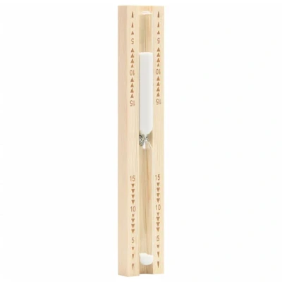 Image of vidaXL Sauna Sand Timer 15 Minutes Solid Wood Pine