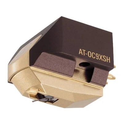 Image of Audio Technica AT OC9XSH Dual Moving Coil Cartridge with Shibata Stylus (Brown Gold)