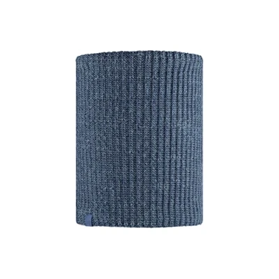 Image of Buff Knitted &amp; Fleece Neckwarmer VAED DUSTY BLUE Unisex One size
