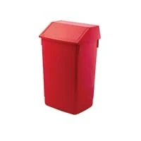 Image of Addis Fliptop Bin 60 Litre Red