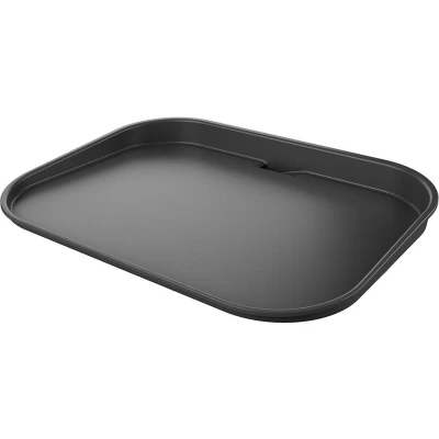 Image of Ninja Woodfire Flat Plate, Compatible with Electric BBQ Grill (OG700 Series), Ceramic Coating, Non Stick, Insert, Official Accessory, Black, XSKGRIDPLTEUK