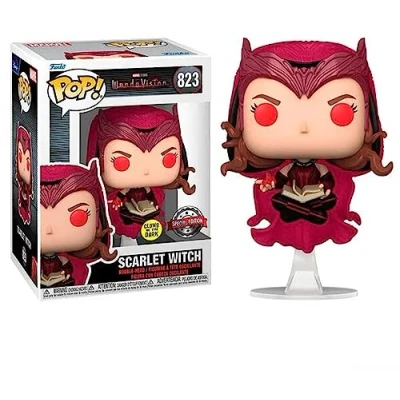 Image of Funko Pop! 62345 Marvel Wandavision: Scarlet Witch (Glow in The Dark Special Edition) #823