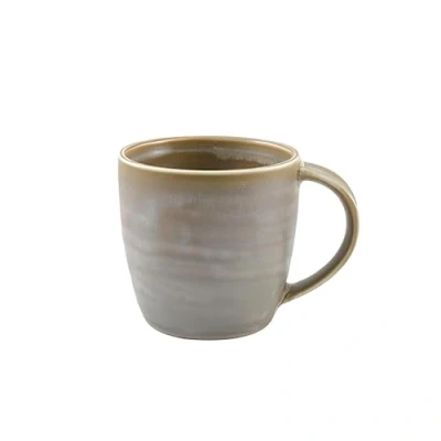 Image of Genware Terra Porcelain Matt Grey Mug, 8.7cm, MUG PMG32, Pack of 6