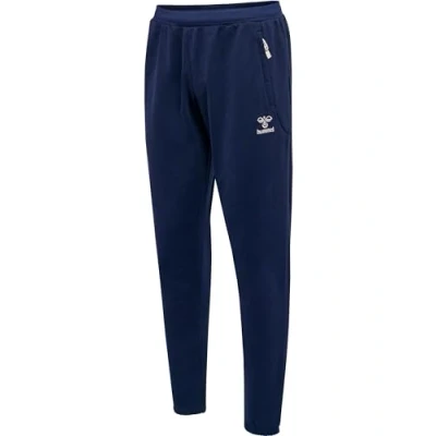 Image of hummel Hmlmove Grid Cotton Men&#039;s Casual Pants Navy