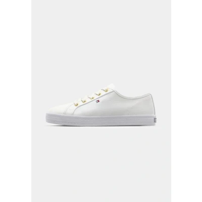 Image of Tommy Hilfiger Women Essential Nautical Trainers Vulcanised, White (White), 39 EU