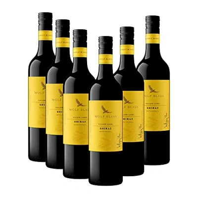 Image of Wolf Blass Yellow Label Shiraz Red Wine Case from South Eastern Australia (6 x 75cl Bottles)