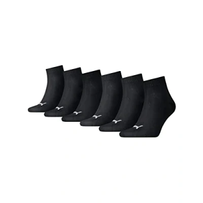 Image of PUMA QUARTER X6 women&#039;s Sports socks in Black